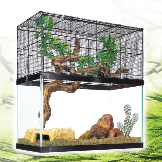 Двухэтажный дом для рептилии